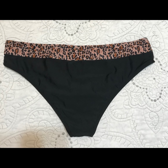 Cheetah Print Swimsuit Bottoms (Full Coverage) - Picture 2 of 3
